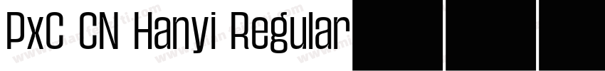 PxC CN Hanyi Regular字体转换